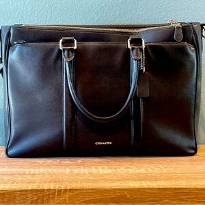 Coach Metropolitan Briefcase in GREAT Condition! Black Leather